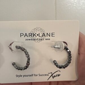 Hazy Earrings Hematite